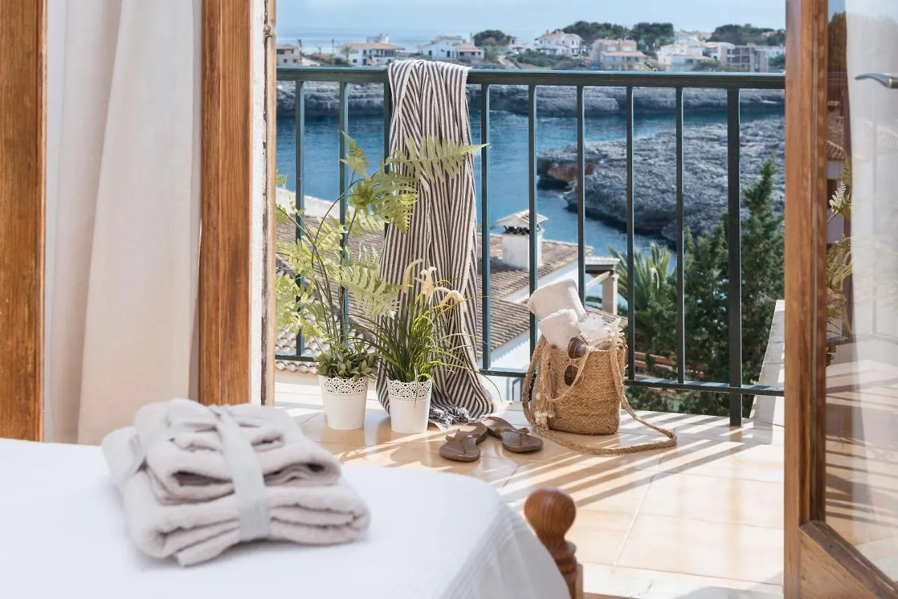 New! Apartment Harmonia, Front Sea View, Cala Marsal Beach 300M Portocolom  Spagna