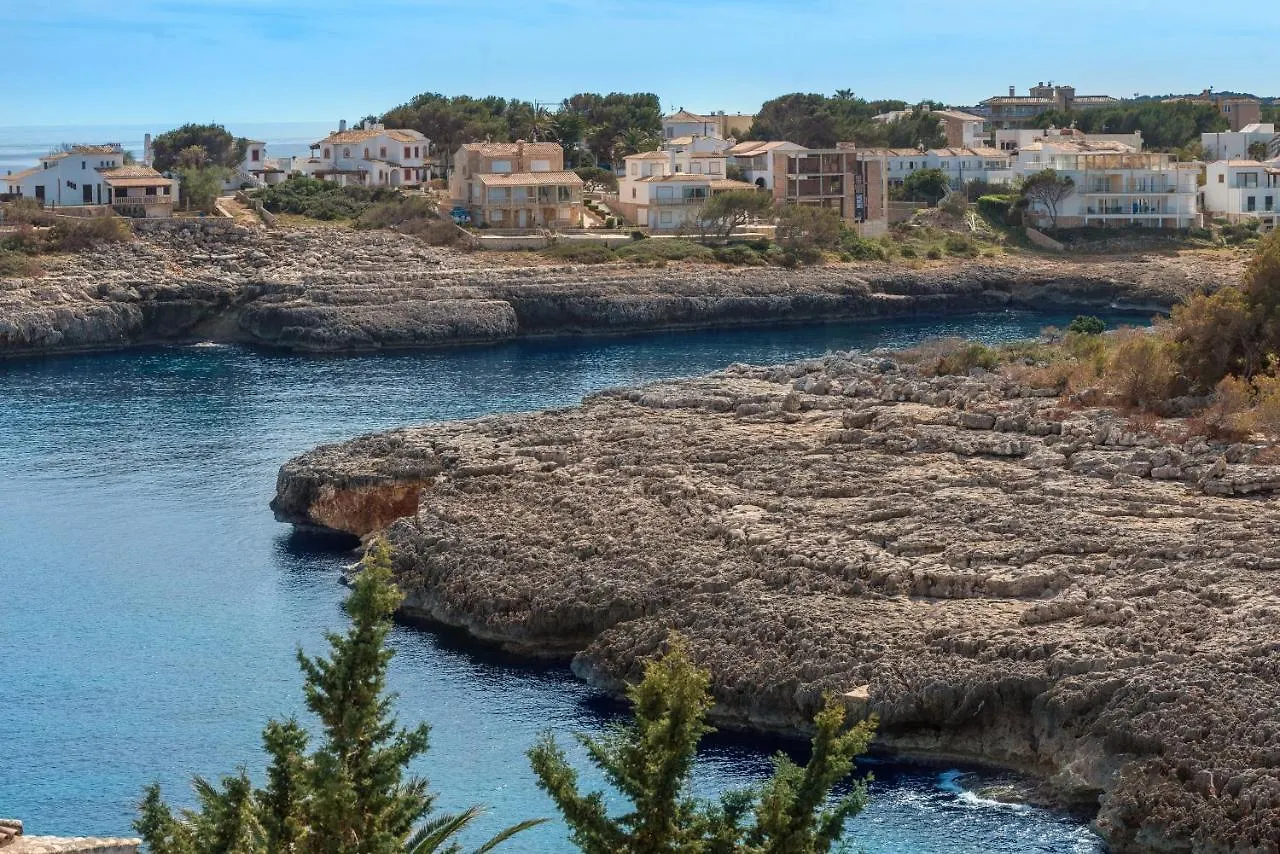New! Apartment Harmonia, Front Sea View, Cala Marsal Beach 300M Portocolom